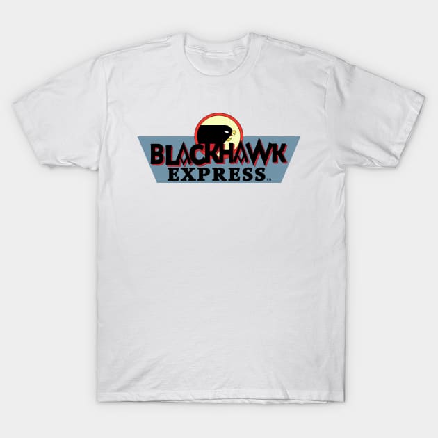 Blackhawk Express Logo T-Shirt by KeisukeZero